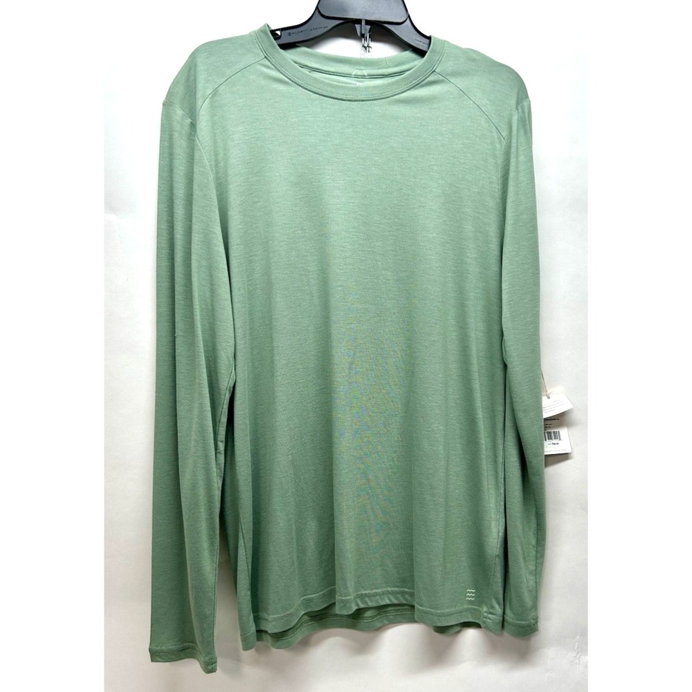 Free Fly Men's Bamboo Lightweight Long Sleeve T-Shirt Palm Green Medium (D3)